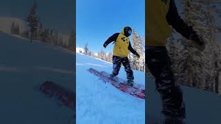 Batman Jump Fail & Terrain Park Rails 🏂💥 ❄️ 4 Inches Of Fresh Snow At Loveland