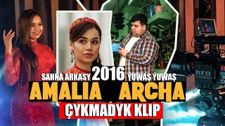 Amalia Zehin - yuwash yuwash (çykmadyk klip) 2016 (sahna arkasy)