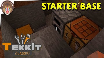 Minecraft Tekkit Classic Modpack - STARTER BASE - Part 1