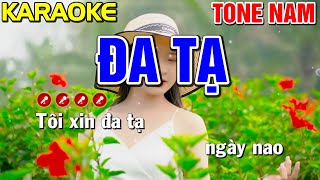 ✔ ĐA TẠ Karaoke Nhạc Sống Tone Nam ( DỄ HÁT ) ► Tình Trần Organ