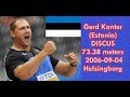 Gerd Kanter (Estonia) DISCUS 73.38 meters (PB) 2006-09-04 Helsingborg.
