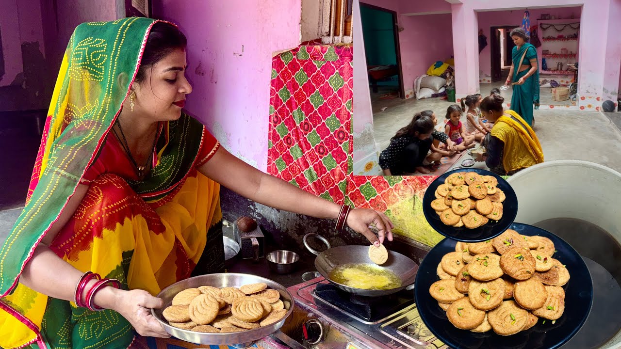 🤱नन्हे मेहमान के आने की ख़ुशी में बनाये सिर्फ गेहूं के आटे से बिल्कुल मार्केट जैसे बिस्किट🤷‍♀️