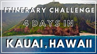 Exploring KAUAI, HAWAII in 4 DAYS! A NEW Travel Itinerary Challenge Series