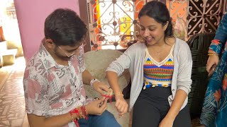 Rakshabandhan per bhai ne bandi bhen ko rakhi 🤪🤣 #vlog:140 #rakshabandhan #shorts