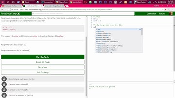 Basic JavaScript Storing Values with the Assignment Operator freecodecamp