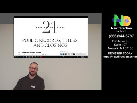Public Records Titles And Closings