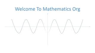 Mathematics Org  Opening Screen