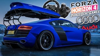 ΤΟ AUDI R8 ΜΟΥ ΠΑΕΙ ΣΤΑ ΧΙΟΝΙΑ | FORZA HORIZON 4 ΜΕ ΤΙΜΟΝΙΕΡΑ LOGITECH G920