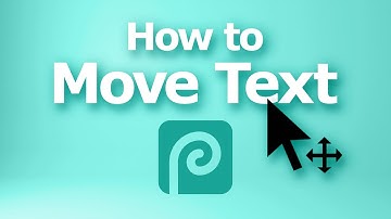 How to move text in Photopea