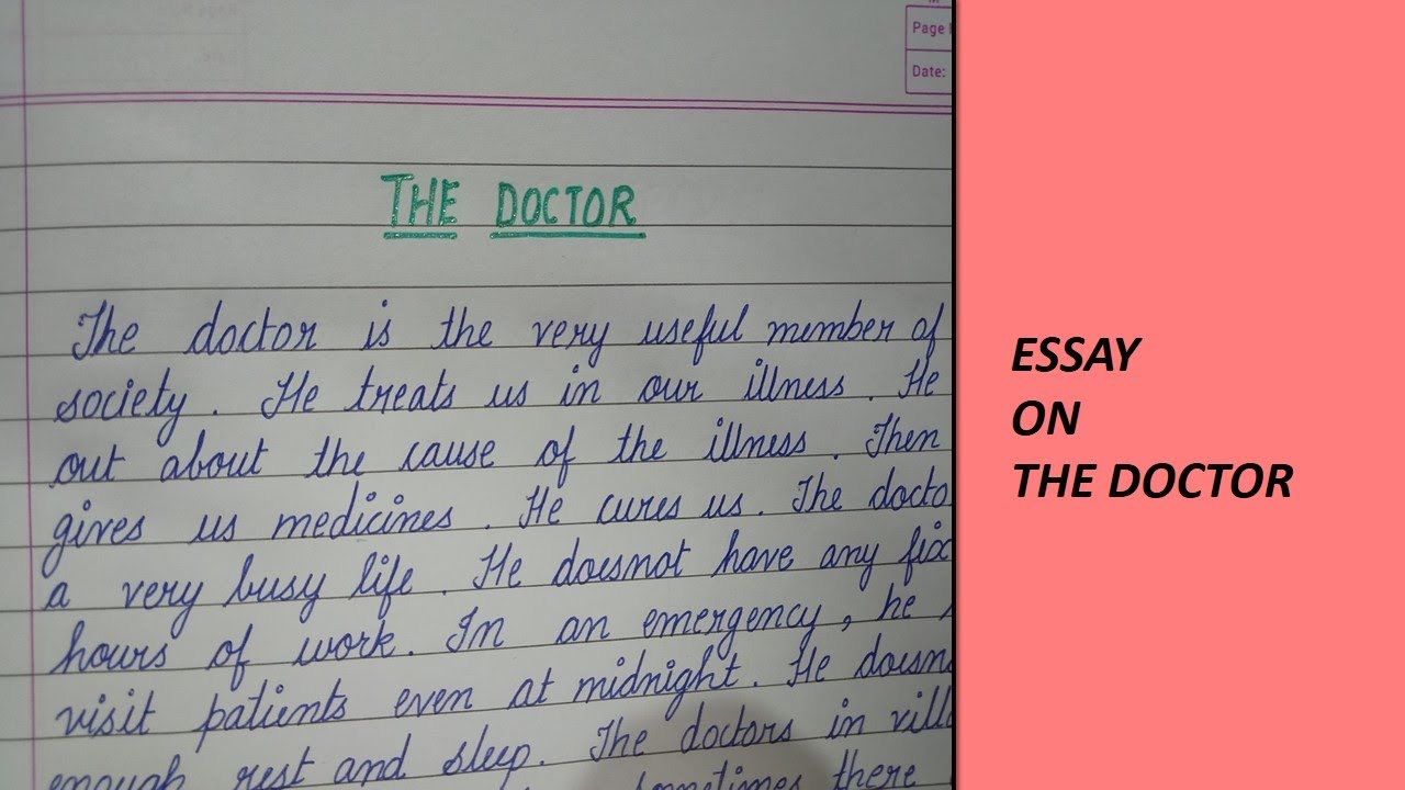 the doctor essay in english