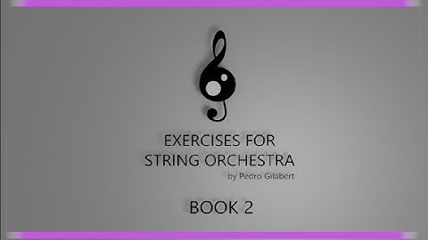 Exercises for string orchestra Book 2