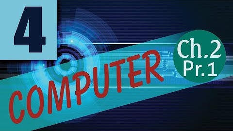 class 4 computer Lesson 2 Memory and Storage Part 1