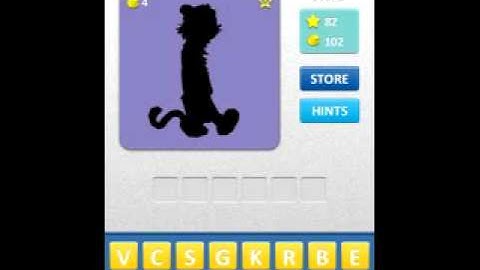 Shadow Quiz game answers level 71-100