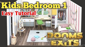 Rooms and Exits Level 13 Kids Bedroom 1 Chapter 3 Walkthrough ( Murder Dressed In White )