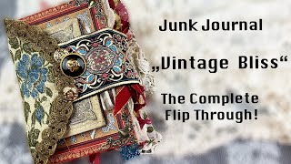 Junk Journal "Vintage Bliss" - The Complete Flip Through (SOLD)