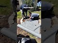working on some flower beds