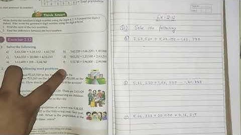 CLASS 4th MATHS Ch-2 Ex 2.12