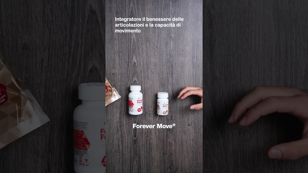 Forever produce diversi integratori alimentari. Qui esempi di integratori utili per chi fa sport: