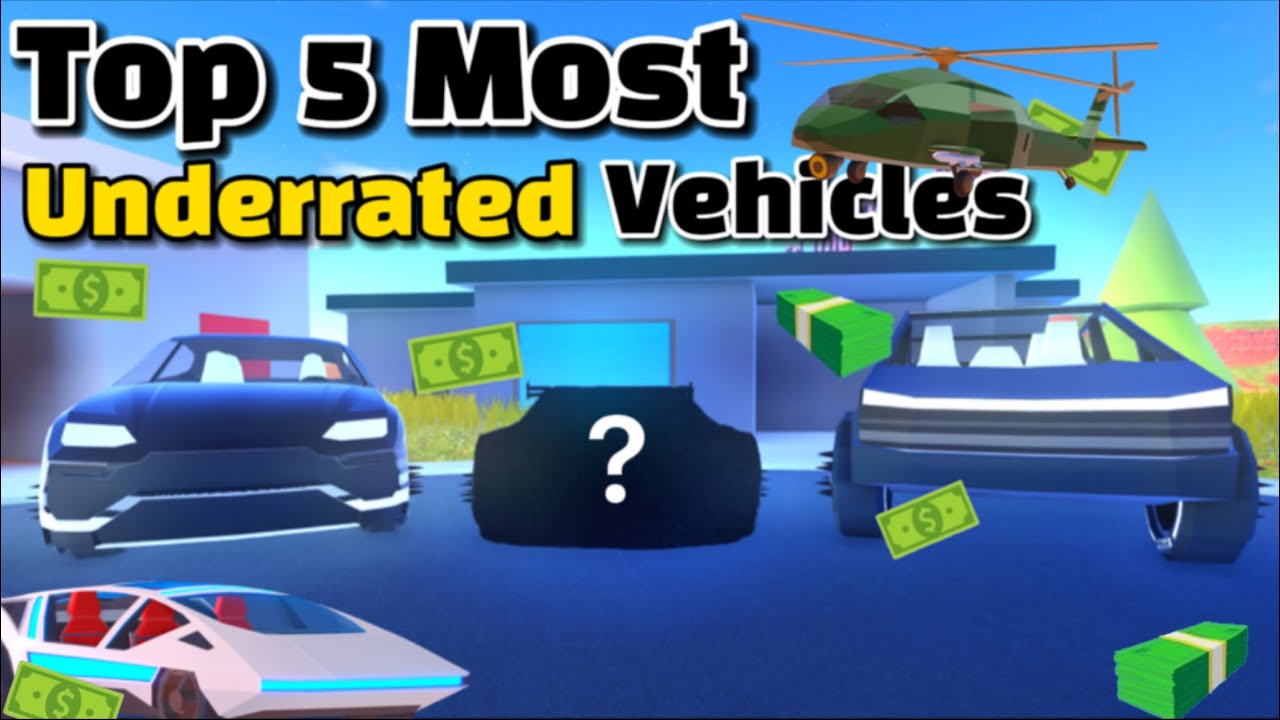 Top 5 Most Underrated Vehicles And Cars In Roblox Jailbreak 2022! - YouTube