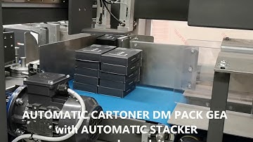 Automatic Cartoner With Automatic Stacker