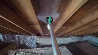 How to Apply Lo/MIT heat radiant barrier for attics Resimi