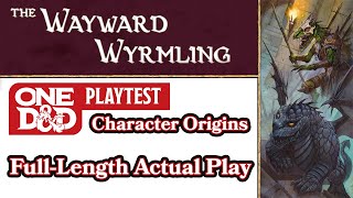 One D&D Playtest Character Origins - The Wayward Wyrmling 4e to 5e conversion - FVTT- The Forge VTT