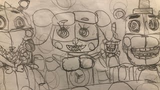 Disconnected FNAF Drawing animation (Part 2) by Poopi Animations  42 views 5 months ago 3 minutes, 25 seconds