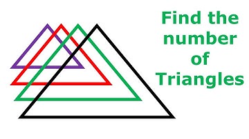 How many triangles are there Counting Figures | No ADS | No of triangles