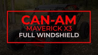 How Install SuperATV's Full Poly Windshield on the Can Am Maverick X3