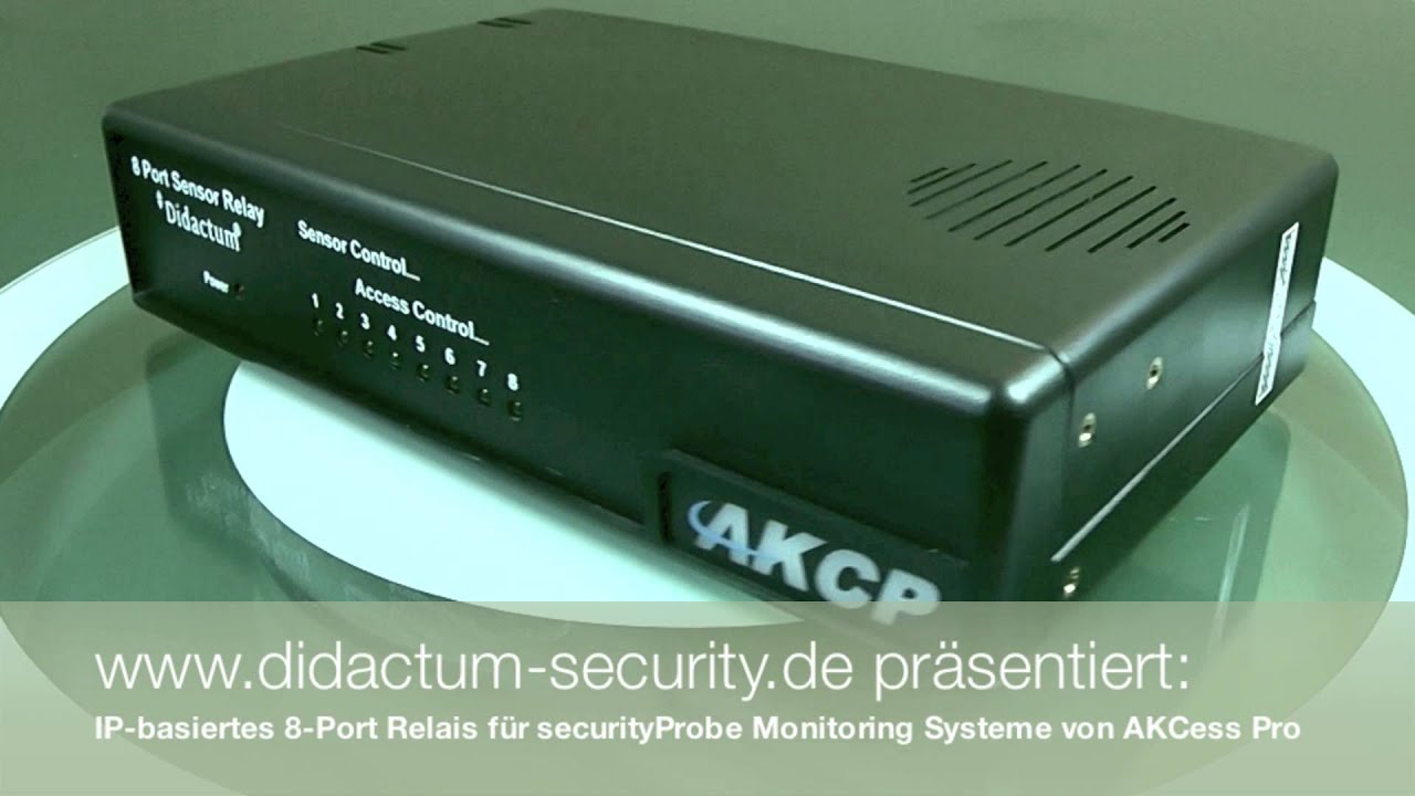 IP-Relais über Netzwerk schalten mit securityProbe Monitoring System