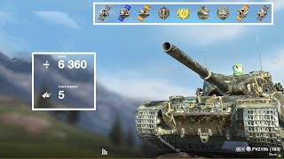 : FV215b (183) - 6.3K DMG  5   - World of Tanks Blitz