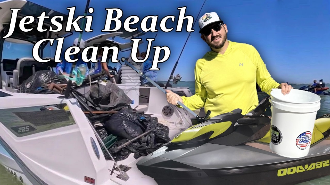 We Found WHAT on These Islands?! Jet Ski Beach Cleanup