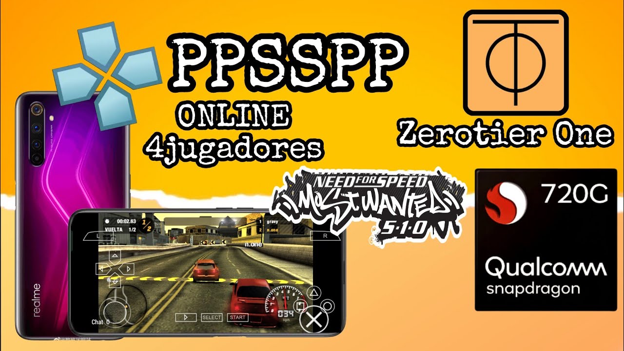Tutorial para jugar online PPSSPP en android con zerotier one!! /Need for speed most wanted
