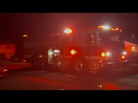 Allentown fire department engine 14 responding 