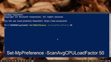How to limit Windows Defender CPU usage on Windows 10