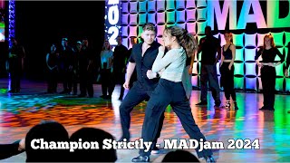 Champion Strictly 1st place - Thibault and Nicole Ramirez - MADjam 2024 Resimi