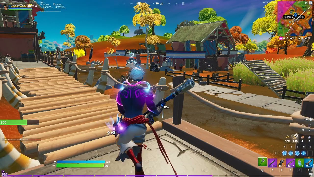 Raz Glyph Master with 24 Elims in Fortnite Chapter 2 Season 6