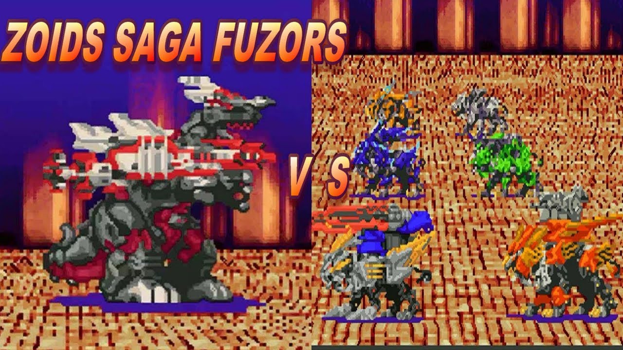 LIGER ZERO VS DEATH SAURER VF ZOIDS SAGA FUZORS - YouTube