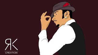 How to create vector Art image very Esaily || Yo Yo Honey sing Vector Art image || Step By Step screenshot 1