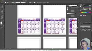 Template Kalender 2024 CDR AI PSD PDF JPG screenshot 2