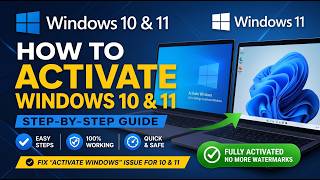 How to Activate Windows 10 & 11