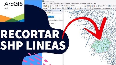 🔥 Cómo RECORTAR shapefiles de líneas en ArcGIS 10.8 | Tutorial RÁPIDO y FÁCIL 🚀