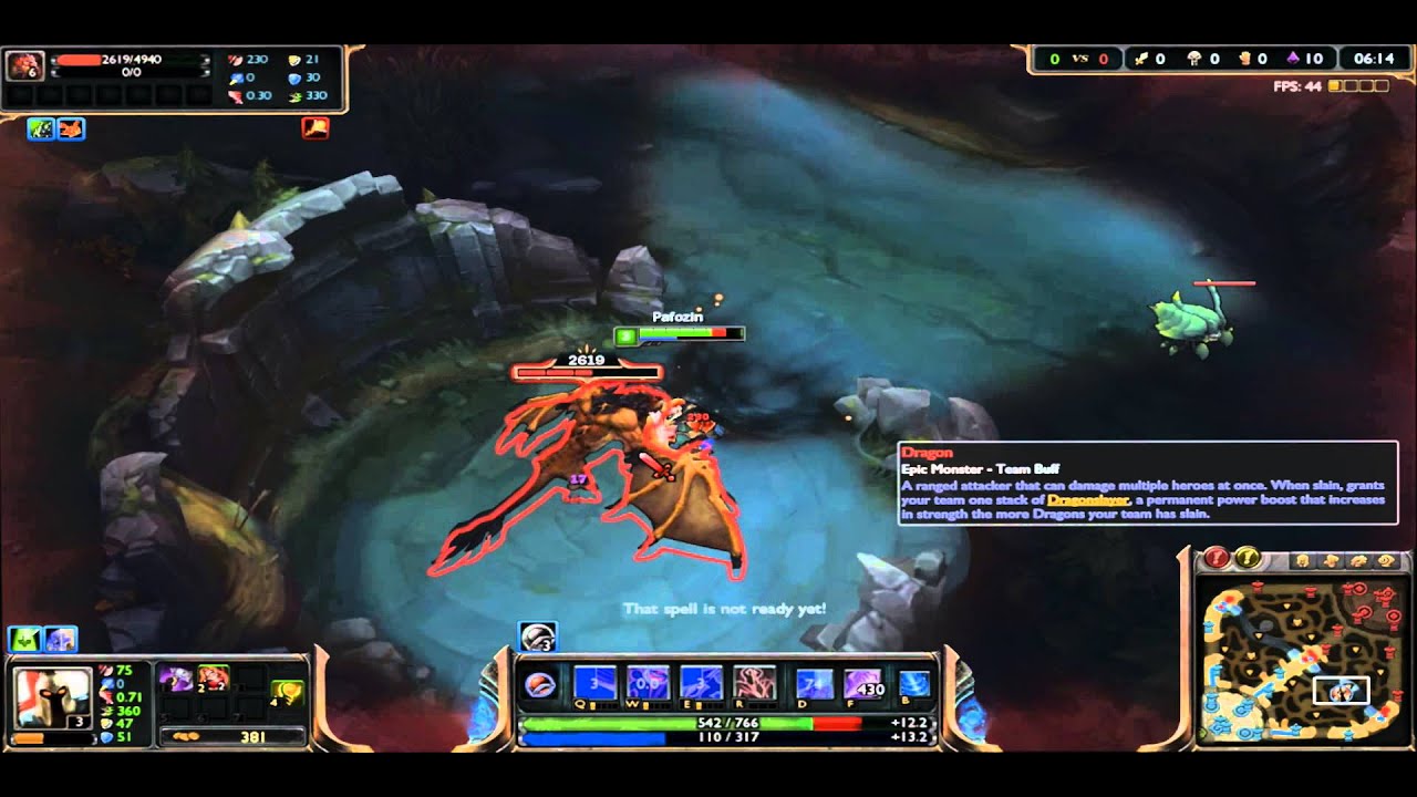 LoLTipsandTricks - How to solo Dragon at level 3 with Pantheon