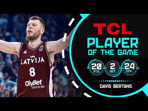Davis Bertans (20 PTS) | TCL Player Of The Game | CZE 🇨🇿 vs LAT 🇱🇻 | FIBA EuroBasket 2025