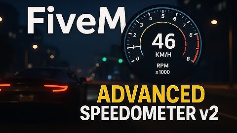 FiveM Advanced Speedometer v2