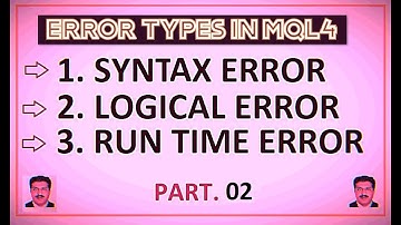 coding errors in mql4 || syntax error in editor || how to remove errors in programs || compilation