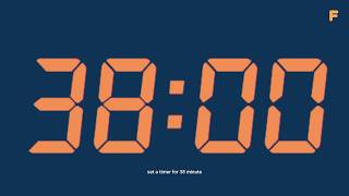 Celebrity set a timer for 38 minute Profile