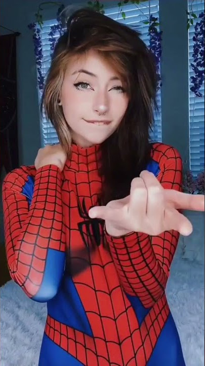Spiderman Or Spiderwoman Cosplay