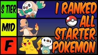 The ULTIMATE Starter Pokémon Tier List