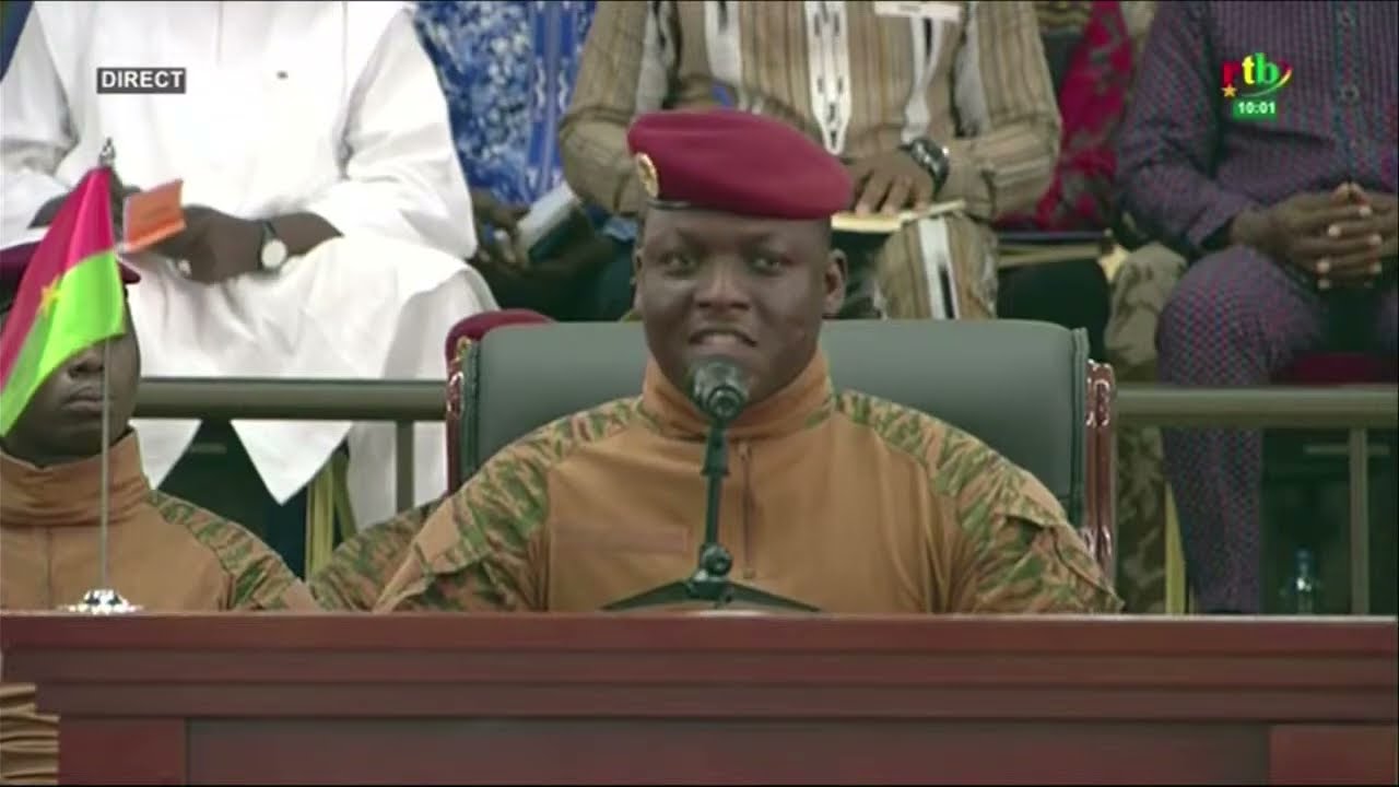 Adresse du chef de l'Etat Cpt Ibrahim TRAORE aux forces vives de la nation